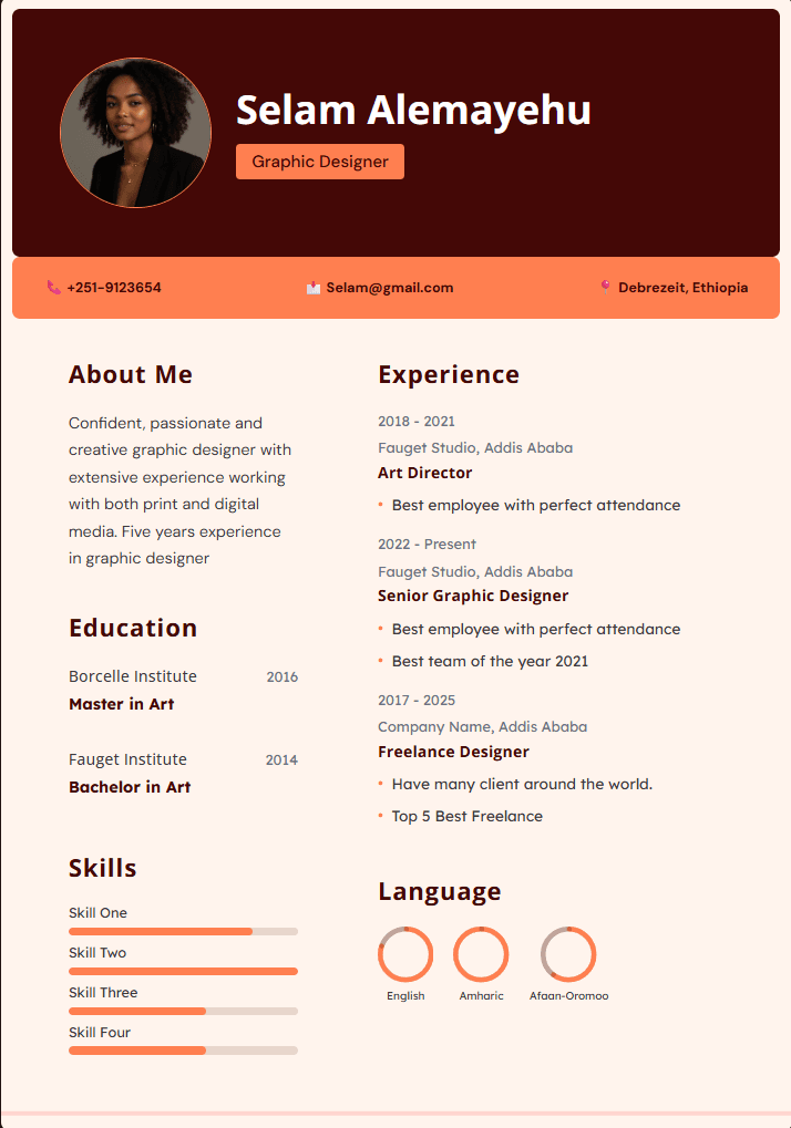 Creative Graphic Designer